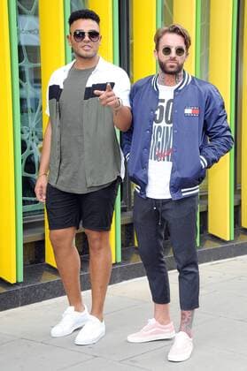 Nathan Henry and Arron Chalmers attend the launch of the new Geordie Shore TV series at MTV Camden in London. AUGUST 29th 2017  TSTx171948