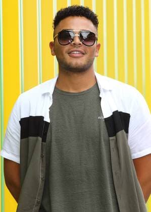 Geordie Shore at MTV Studios London.UK. Nathan Henry at The Launch of the new series of Geordie Shore at MTV Studios, followed by Chloe Ferry dressing up as a chicken to celebrate world record for eating chicken nuggets in Camden, London, UK on the 29th August 2017. LMK73-S626-300817 Keith Mayhew Landmark Media 