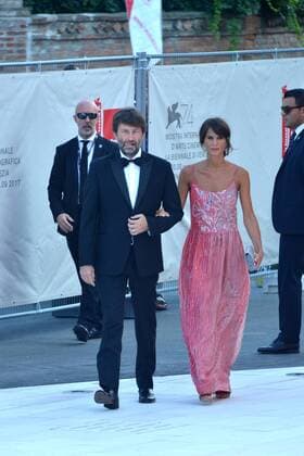 74th Venice Film Festival 2017, Red Carpet Downsizing . Pictured: Dario Franceschini Michela Di Biase  Copyright: xSimonexComi Veneziax xIPAx xVeneziax