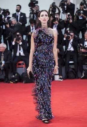 (170830) -- VENICE, Aug. 30, 2017 -- Actress and jury member of the 74th edition of the Venice Film Festival competition Rebecca Hall arrives on the red carpet of the premiere of the film Downsizing which opens the 74th edition of the Venice Film Festival in Venice, Italy, on Aug. 30, 2017. The 74th edition of the Venice Film Festival lasts from Aug. 30 to Sept. 9. ) ITALY-VENICE-FILM FESTIVAL-OPENING CEREMONY-RED CARPET JinxYu 