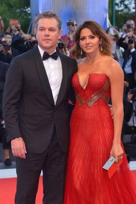 Mostra di Venezia; 74th Venice International Film Festival Matt Damon and Luciana Barroso walk the red carpet ahead of the Downsizing screening and Opening Ceremony during the 74th Venice Film FestivalVenice, Italy, August 30th 2017 Matt Damon;Luciana Barroso Venice Italy  542957