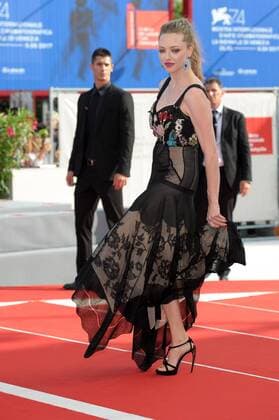 74th Venice Film Festival, Red Carpet film First Reformed Pictured: Amanda Seyfried  Copyright: xAlbertoxTerenghi Veneziax2017x x xVeneziax