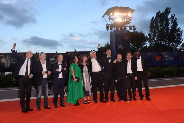 74eme Festival International du Cinema de Venise.74th Mostra. Human flow Red carpet .Ai Weiwei. 220288 Degun Starface 2017-09-01 Venise Italie Weiwei, Ai  Copyright: xDegunx xStarfacex STAR_220288_019