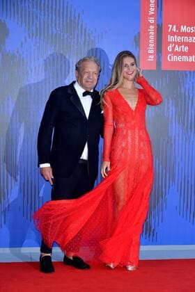 74th Venice Film Festival 2017, Red Carpet Franca Sozzanzi Award, Pictured: Ermanno Scervino, Nicoletta Romanoff  Copyright: xSimonexComi Veneziax xIPAx xVeneziax