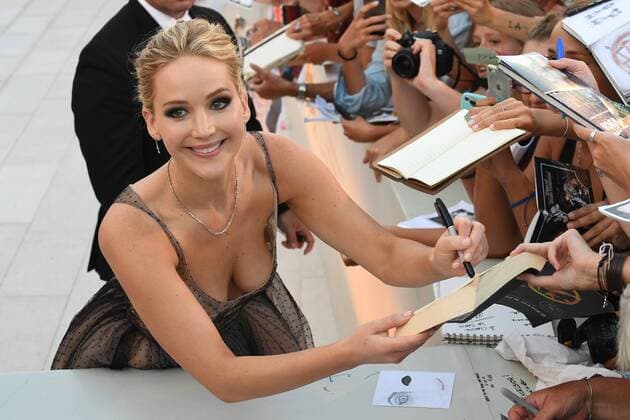 American actress Jennifer Lawrence attends the premiere for Mother during the 74th Venice Film Festival in Venice, Italy. SEPTEMBER 5th 2017  PTYx171954