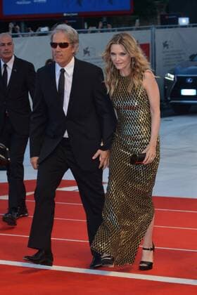 74th Venice Film Festival 2017, Red Carpet Film Mother . Pictured: Michelle Pfeiffer, David E. Kelley  Copyright: xSimonexComi Veneziax xIPAx xVeneziax