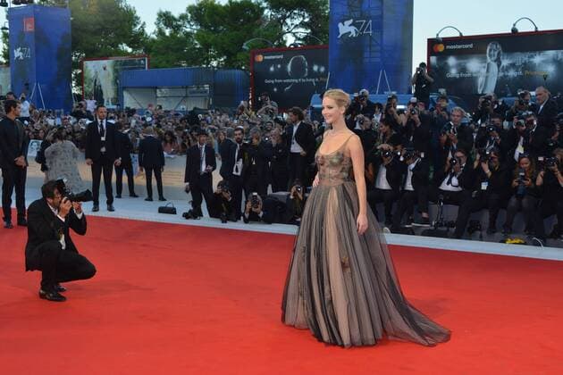 74th Venice Film Festival 2017, Red Carpet Film Mother . Pictured: Jennifer Lawrence  Copyright: xSimonexComi Veneziax xIPAx xVeneziax