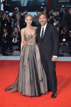 74th Venice Film Festival 2017, Red Carpet Film Mother . Pictured: Jennifer Lawrence, Javier Bardem  Copyright: xSimonexComi Veneziax xIPAx xVeneziax