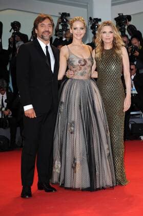 74th Venice Film Festival, Photocall film Mother ! Pictured: Jennifer Lawrence, Michelle Pfeiffer, Javier Bardem  Copyright: xAlbertoxTerenghi Veneziax2017x x xVeneziax