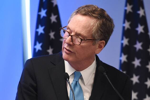 September 5, 2017 - Mexico City, Mexico, Mexico - Robert Lighthizer, United States Trade Representative is seen during his speech at meeting with the media as part of the Second Round of NAFTA Negotiations on September 05, 2017 in Mexico City, Mexico Mexico City Mexico  - ZUMAn230 20170905_zaa_n230_478 Copyright: xCarlosxTischlerx