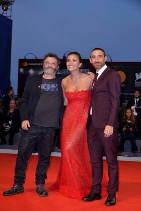 74th Venice Film Festival 2017, Red Carpet Film Ammore E Malavita . Pictured: Manetti Bros, Serena Rossi  Copyright: xSimonexComi Veneziax xIPAx xVeneziax