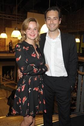 Constantin von Jascheroff, Freundin Haleh Esbak Ankunft zur Premiere ;Das schaffen wir schon; im Kino der Kulturbrauerei in Berlin am 07.09.2017