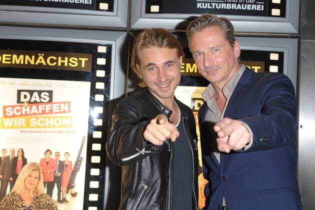 Constantin von Jascheroff, David C. Brunners Ankunft zur Premiere ;Das schaffen wir schon; im Kino der Kulturbrauerei in Berlin am 07.09.2017