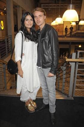 Constantin von Jascheroff mit Freundin Haleh Esbak Ankunft zur Premiere ;Das schaffen wir schon; im Kino der Kulturbrauerei in Berlin am 07.09.2017
