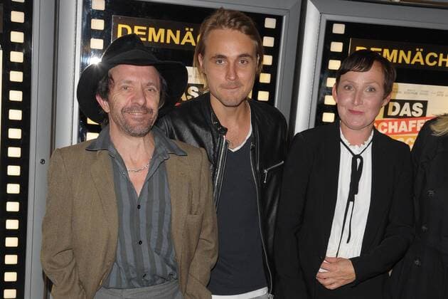 David Bennet, Constantin von Jascheroff, Lotte Ohm Ankunft zur Premiere ;Das schaffen wir schon; im Kino der Kulturbrauerei in Berlin am 07.09.2017