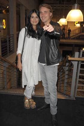 Constantin von Jascheroff mit Freundin Haleh Esbak Ankunft zur Premiere ;Das schaffen wir schon; im Kino der Kulturbrauerei in Berlin am 07.09.2017