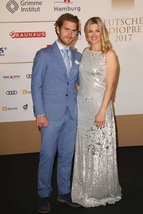 Nina Bott und Benjamin Baarz bei der Verleihung Deutscher Radiopreis 2017 am 7.09.2017 in Hamburg Deutscher Radiopreis 2017 in Hamburg