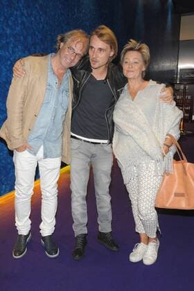 Mario Jascheroff, Constantin von Jascheroff mit Mutter Juana Jascheroff Ankunft zur Premiere ;Das schaffen wir schon; im Kino der Kulturbrauerei in Berlin am 07.09.2017