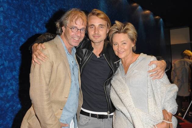 Mario Jascheroff, Constantin von Jascheroff mit Mutter Juana Jascheroff Ankunft zur Premiere ;Das schaffen wir schon; im Kino der Kulturbrauerei in Berlin am 07.09.2017