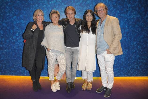 Julia von Jascheroff, Juana von Jascheroff, Constatin von Jascheroff, Haleh Esbak, Mario von Jascheroff Ankunft zur Premiere ;Das schaffen wir schon; im Kino der Kulturbrauerei in Berlin am 07.09.2017