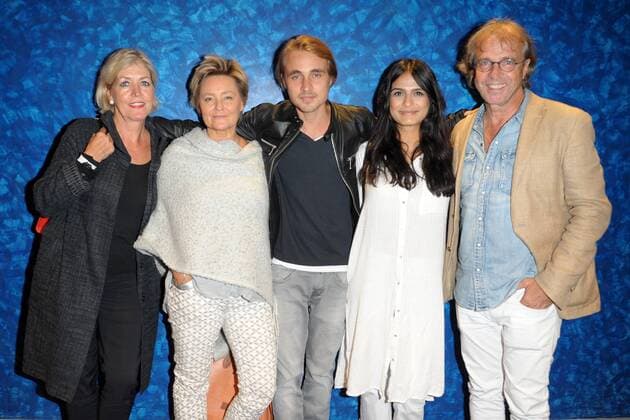 Julia von Jascheroff, Juana von Jascheroff, Constatin von Jascheroff, Haleh Esbak, Mario von Jascheroff Ankunft zur Premiere ;Das schaffen wir schon; im Kino der Kulturbrauerei in Berlin am 07.09.2017
