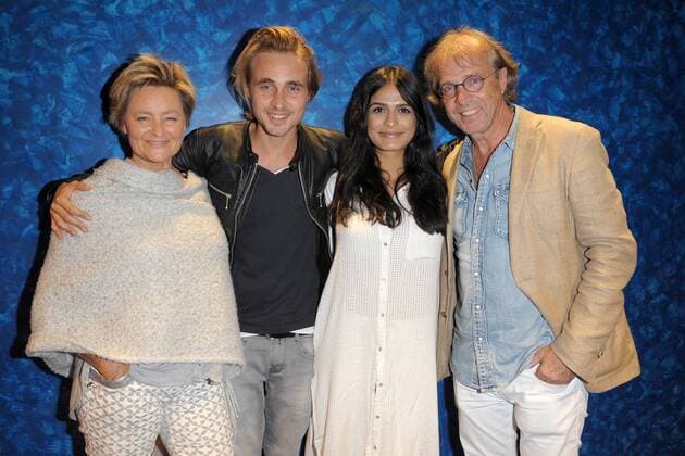 Juana von Jascheroff, Constantin von Jascheroff, Haleh Esbak, Mario von Jascheroff Ankunft zur Premiere ;Das schaffen wir schon; im Kino der Kulturbrauerei in Berlin am 07.09.2017