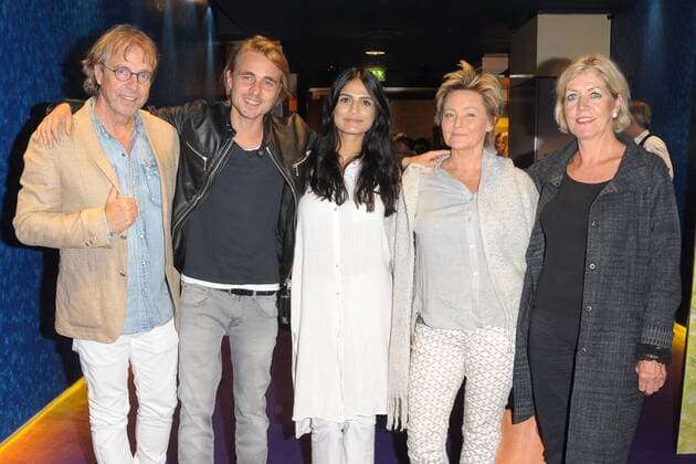 Marion von Jascheroff, Constatin von Jascheroff, Haleh Esbak, Juana von Jascheroff, Julia von Jascheroff Ankunft zur Premiere ;Das schaffen wir schon; im Kino der Kulturbrauerei in Berlin am 07.09.2017