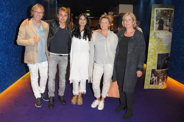Marion von Jascheroff, Constatin von Jascheroff, Haleh Esbak, Juana von Jascheroff, Julia von Jascheroff Ankunft zur Premiere ;Das schaffen wir schon; im Kino der Kulturbrauerei in Berlin am 07.09.2017