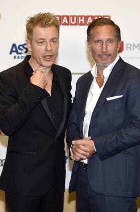 Michael Mittermeier und Benno Fürman bei der Verleihung des Deutschen Radiopreises 2017 in der Elbphilharmonie. Hamburg, 07.09.2017