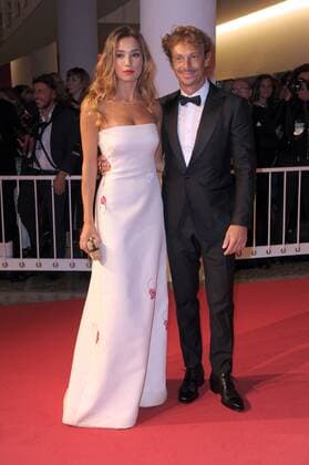 74th Venice Film Festival, Red Carpet film Il colore nascosto delle cose Pictured: Giorgio Pasotti, Felicia Cigorescu  Copyright: xAlbertoxTerenghi Veneziax2017x x xVeneziax