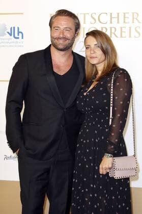 Sasha mit Ehefrau Julia Röntgen bei der Verleihung des Deutschen Radiopreises 2017 in der Elbphilharmonie. Hamburg, 07.09.2017