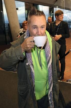 Nigel Kennedy bei der Verleihung des Deutschen Radiopreises 2017 in der Elbphilharmonie. Hamburg, 07.09.2017