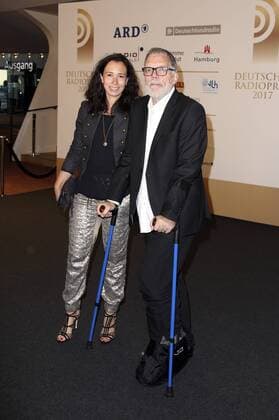 Kirstin Tiemann und Wolfgang Trepper bei der Verleihung des Deutschen Radiopreises 2017 in der Elbphilharmonie. Hamburg, 07.09.2017
