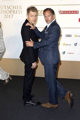 Michael Mittermeier und Benno Fürmann bei der Verleihung des Deutschen Radiopreises 2017 in der Elbphilharmonie. Hamburg, 07.09.2017