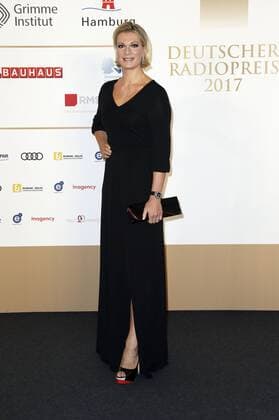 Maria Höfl-Riesch bei der Verleihung des Deutschen Radiopreises 2017 in der Elbphilharmonie. Hamburg, 07.09.2017