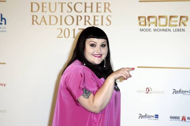 Beth Ditto bei der Verleihung des Deutschen Radiopreises 2017 in der Elbphilharmonie. Hamburg, 07.09.2017
