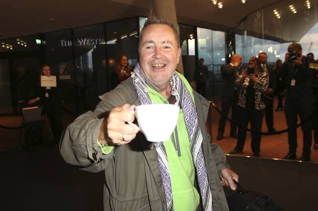 Nigel Kennedy bei der Verleihung des Deutschen Radiopreises 2017 in der Elbphilharmonie. Hamburg, 07.09.2017