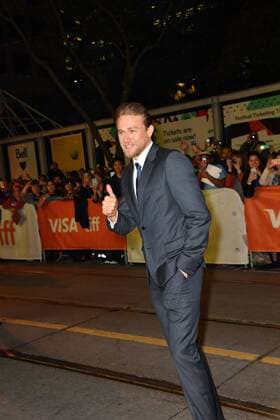 September 7, 2017 - Toronto, Ontario, Canada - CHARLIE HUNNAM attends the Papillon premiere during the 2017 Toronto International Film Festival at Princess of Wales Theatre on September 7, 2017 in Toronto, Canada Toronto Canada - ZUMAv53_ 20170907_zaf_v53_077 Copyright: xIgorxVidyashevx