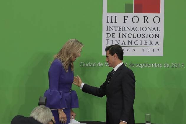 Königin Maxima in Mexiko Stadt September 7, 2017 - EUM20170907NAC17.JPG.CIUDAD DE MEXICO PresidentPresidente-EPN.- La reina de Paises Bajos, Maxima Zorreguieta, y el presidente de Mexico, Enrique Pena Nieto, durante la inauguracion del Tercer Foro Internacional de Inclusion Financiera Mexico 2017, 7 de septiembre de 2017, Palacio Nacional. Foto: Agencia EL UNVIERSALAlejandro AcostaJMA.  - ZUMAu78_ 20170907_zaf_u78_050 Copyright: xElxUniversalx