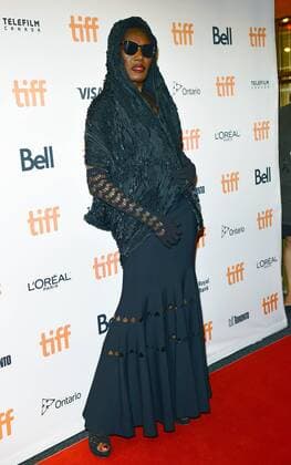 Grace Jones arrives at the world premiere of the documentary Grace Jones: Bloodlight and Bami on opening night of the 42nd Toronto International Film Festival at the Elgin Theatre in Toronto, Canada on September 7, 2017.  TOR2017090706 CHRISTINExCHEW