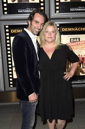 Rodja Martin Tröscher und Marie Schöneburg bei der Premiere des Kinofilms Das schaffen wir schon im Kino in der Kulturbrauerei. Berlin, 07.09.2017
