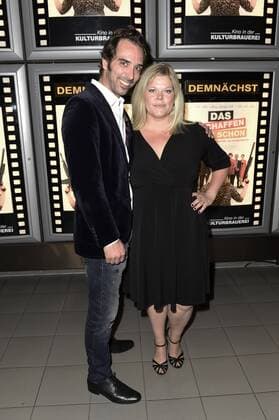 Rodja Martin Tröscher und Marie Schöneburg bei der Premiere des Kinofilms Das schaffen wir schon im Kino in der Kulturbrauerei. Berlin, 07.09.2017