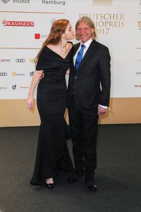 Hamburg, Germany 07.09.2017, Deutscher Radiopreis 2017, Frank Otto und Freundin Nathalie Volk ( DeFodi525