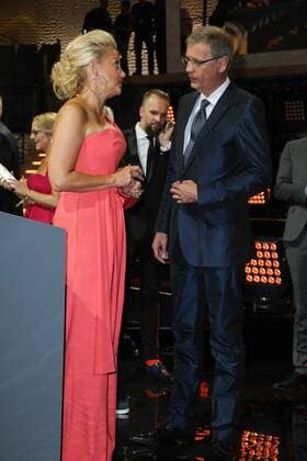Hamburg, Germany 07.09.2017, Deutscher Radiopreis 2017, Barbara Schoeneberger und Guenther Jauch ( DeFodi525