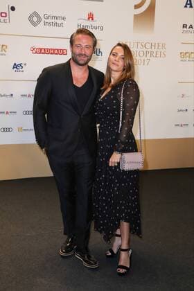 Hamburg, Germany 07.09.2017, Deutscher Radiopreis 2017, Sasha und Frau Julia Roentgen ( DeFodi525