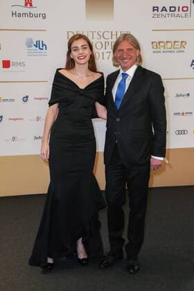 Hamburg, Germany 07.09.2017, Deutscher Radiopreis 2017, Frank Otto und Freundin Nathalie Volk ( DeFodi525