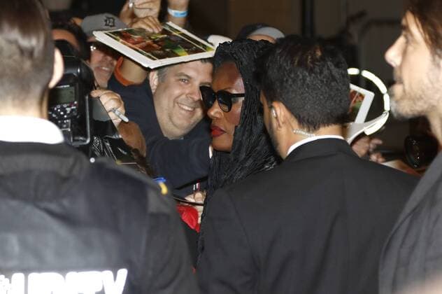 Grace Jones attending the Grace Jones: Bloodlight and Bami premiere during the 42nd Toronto International Film Festival at Elgin Theatre on September 07, 2017 in Toronto, Canada