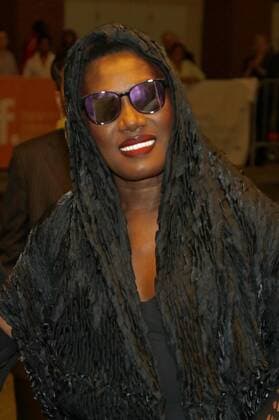 Grace Jones attending the Grace Jones: Bloodlight and Bami premiere during the 42nd Toronto International Film Festival at Elgin Theatre on September 07, 2017 in Toronto, Canada