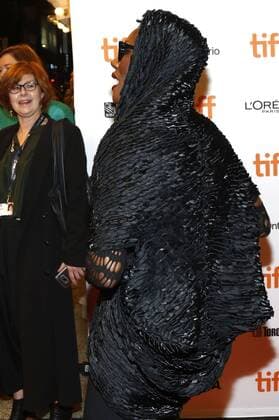 Grace Jones attending the Grace Jones: Bloodlight and Bami premiere during the 42nd Toronto International Film Festival at Elgin Theatre on September 07, 2017 in Toronto, Canada