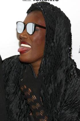 Grace Jones attending the Grace Jones: Bloodlight and Bami premiere during the 42nd Toronto International Film Festival at Elgin Theatre on September 07, 2017 in Toronto, Canada
